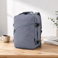 Sac à dos de voyage pour avion, résistant à l'eau, pour ordinateur portable, approuvé pour la cabine, sac à dos de jour, vente en gros
