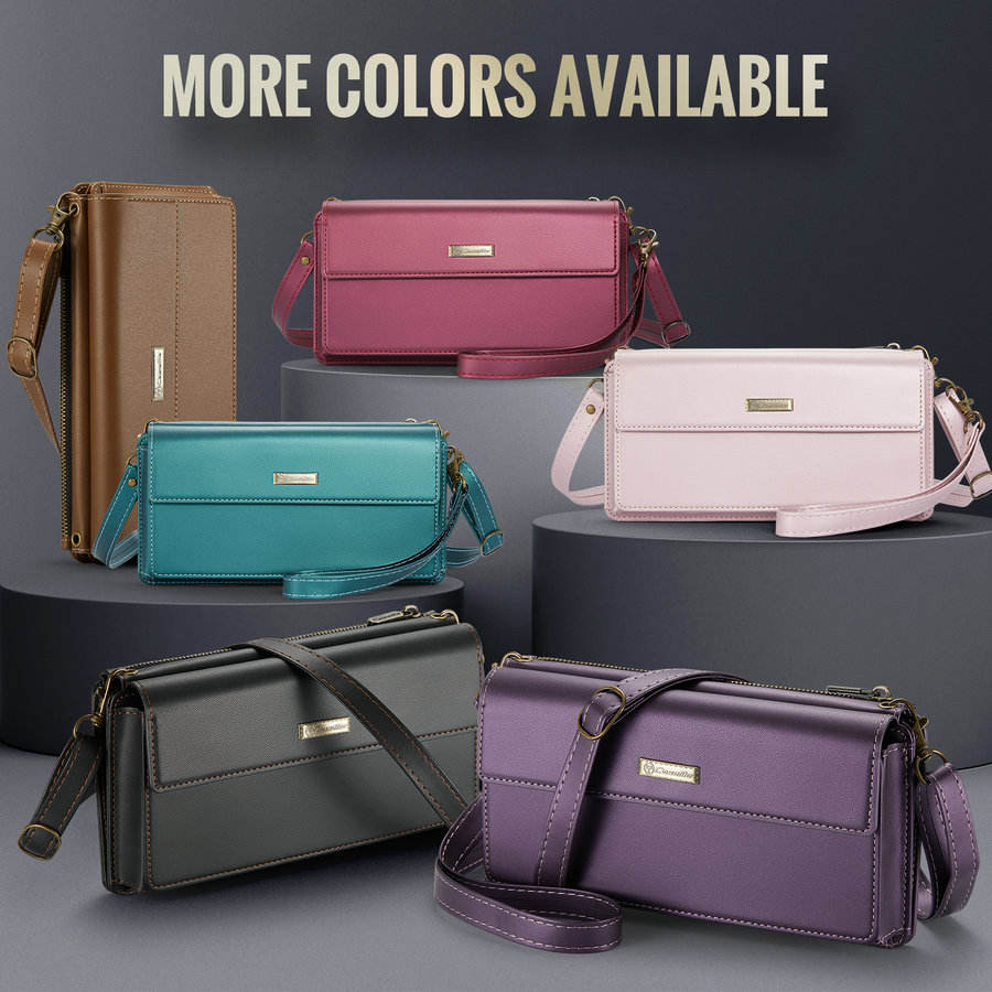 Leather Shockproof Crossbody Phone Bag for Huawei Mate 60 Pro