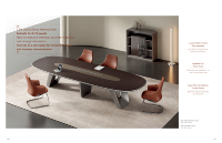 Table de conférence exécutive de luxe, bureau de réunion pour conseil d'administration, mobilier de bureau personnalisé pour salle de réunion d'entreprise