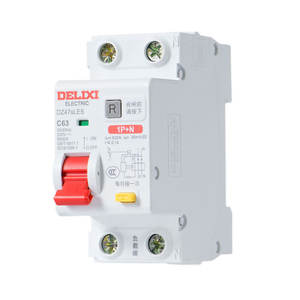 Disjoncteur différentiel Delixi DZ47SLES 1P+N avec dispositif de protection 16A 20A 25A 32A 40A 63A Série - Product Image 2