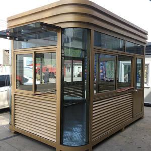 Kostengünstige, hochwertige, wasserdichte Sicherheitskabine aus Stahl für Carports und Wohnanlagen - Product Image 1