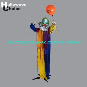 Halloween sự lựa chọn 5.5ft Kích thước cuộc sống Halloween animatronics đứng chú hề ma ám nhà sân Halloween Đạo cụ - Product Image 2