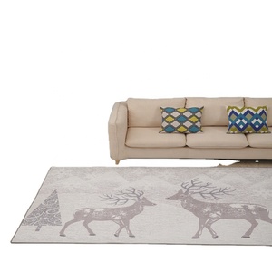 Wholesale rate Living Room Area Rug sika deer Rugs and Carpets Cheap Non Woven Carpets Custom printed Picnic Rug - Product Image 1