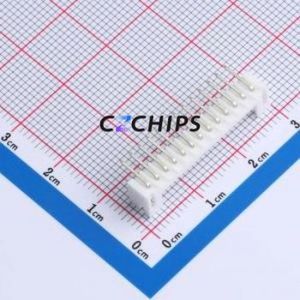 W2001100-13PW2113 Wire-to-Board Pin Header Bent Lead Through Hole,P=2mm Connector 1x13P 2mm Right Angle Insert PH - Product Image 2