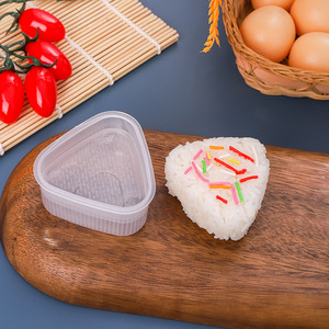 Molde para Bolas de Arroz Triangulares, Ecológico, de Plástico PE, Manual, para Hacer Bento - Product Image 1