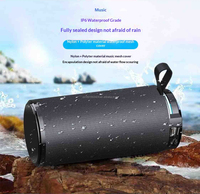 Haut-parleur sans fil portable d'extérieur en promotion avec caisson de basses, fonction mains libres, stéréo, basses puissantes, lumières RGB, prise en charge FM et carte TF