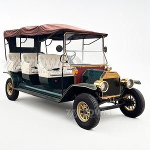 Factory Direct Sale of New Classic Vintage Electric Special Transportation 8 <b>Passengers</b> Sightseeing Car Customized Color Price - Product Image 2