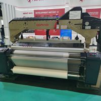 Machine à tisser à jet d'eau industrielle lourde haute vitesse pour tissus, 2 cannes/voûtes/rouleaux de tissu, pompe moteur 600 tr/min 5,5 kW haute performance