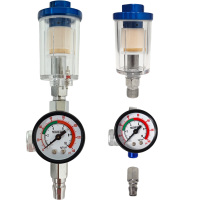 Combinación de Regulador y Filtro 1/4"BSP, Regulador de Presión, Filtro de Agua en Línea, AR2000 AFC2000, Conjunto de Regulador y Filtro de Aire