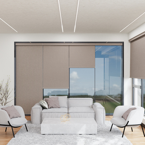Persianas enrollables automáticas inalámbricas personalizadas OEM & ODM para cortinas opacas de interior - Product Image 2