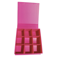 Boîte cadeau magnétique en papier carton personnalisée avec séparateurs Boîte à bonbons alimentaires Boîte d'emballage en chocolat