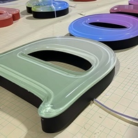 Enseignes personnalisées avec logo, lettres en acrylique cristal, enseignes décoratives élégantes, enseignes commerciales chinoises avec effet lumineux LED 3D
