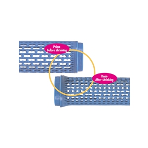 Excellent Performance Compatible Various Dyeing <b>Processes</b> Industrial Grade Flex-dia Patented Radially Shrinkable PP Dye Tubes - Product Image 1