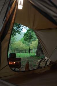 <span class=keywords><strong>Tente</strong></span> chaude OEM avec cuisinière et prise pour 1 à 3 personnes, abri de <span class=keywords><strong>bushcraft</strong></span> imperméable et ignifuge avec vestibule, <span class=keywords><strong>tente</strong></span> de camping en plein air - Product Image 5