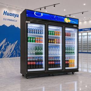 Réfrigérateur vertical pour boissons, robuste, professionnel, commercial, <span class=keywords><strong>vitrine</strong></span> de présentation avec porte en verre - Product Image 5