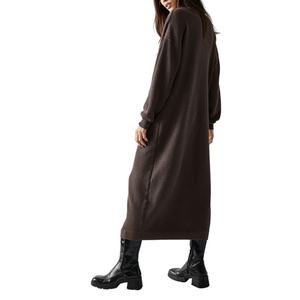 Robe pull en coton à manches longues, nouveau style automne-hiver - Product Image 3