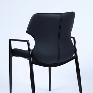 Modern Luxury <b>Leather</b> Dining <b>Chair</b> High-Class Portable Home Restaurant Furniture for Indoor-Outdoor Vietnam Lower Tariffs Parks - Product Image 1