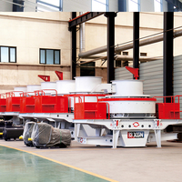 Concasseur à impact vertical VSI haute efficacité 150 TPH avec moteur AC et engrenage à longue durée de vie pour usine de production de sable