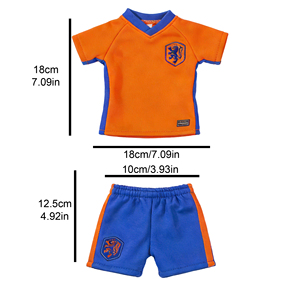 MSYO - <span class=keywords><strong>Camiseta</strong></span> <span class=keywords><strong>de</strong></span> Fútbol Personalizada <span class=keywords><strong>de</strong></span> Alta Calidad para la Copa Mundial <span class=keywords><strong>de</strong></span> Fútbol 2026 <span class=keywords><strong>de</strong></span> Holanda, Recuerdo para Fanáticos, Ropa para Muñecas Bebé Reborn <span class=keywords><strong>de</strong></span> 22 Pulgadas - Product Image 4