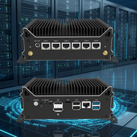 Mini PC sin Ventilador, 6 Puertos Ethernet 2.5G, Alder Lake-N N100 N150 N305, Router Firewall, Ciberseguridad, Agregación de Banda Ancha, DP + HD