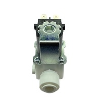 Mini électrovanne normalement fermée en plastique 3/8 pouces connexion rapide DC12V 24V pour système RO de distributeur d'eau