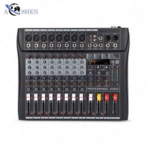 Mezclador de Audio Profesional DSP de 8 Canales, Mezclador de DJ con Efectos Digitales para Escenario y KTV - Product Image 1