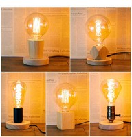 Support de lampe Vente directe d'usine Support de lampe en bois massif E27 Accessoires d'éclairage à vis avec interrupteur