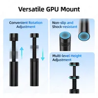 JEYI ARGB GPU Bracket Hard Plastic Anti Sagging Design Adjustable 5kg Heavy Duty Support for Laptop Workstation Desktop Computer