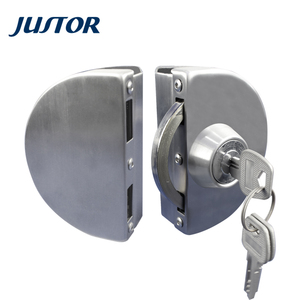 Kantoorgebouw/Appartement Glas Op Glas Roestvrij Staal 304 Deksel Zink Cilinder Ijzeren <span class=keywords><strong>Computer</strong></span> <span class=keywords><strong>3</strong></span> Sleutels Glazen Schuifdeurslot - Product Image 2