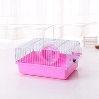 Cage portable en PP pour petits animaux, pour hamsters et ours dorés, avec design détachable et facile à nettoyer
