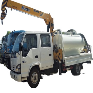 Grúa <span class=keywords><strong>de</strong></span> brazo recto <span class=keywords><strong>de</strong></span> 4x2, 6 ruedas, 5T, grúa montada en camión, <span class=keywords><strong>de</strong></span> madera, para transporte <span class=keywords><strong>de</strong></span> teléfono - Product Image 5