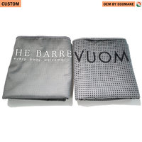 Serviettes de yoga antidérapantes en microfibre avec points de préhension, super absorbantes, écologiques, personnalisables avec logo, pour yoga et Pilates