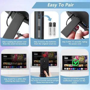 รีโมทคอนโทรลเสียงแบบเปลี่ยนได้ (รุ่นที่ 2) L5B83H พร้อมปุ่มควบคุมพลังงานและระดับเสียง ใช้ได้กับ <span class=keywords><strong>Fire</strong></span> <span class=keywords><strong>TV</strong></span> <span class=keywords><strong>Cube</strong></span> และ <span class=keywords><strong>Fire</strong></span> <span class=keywords><strong>TV</strong></span> รุ่นที่ 2 - Product Image 6