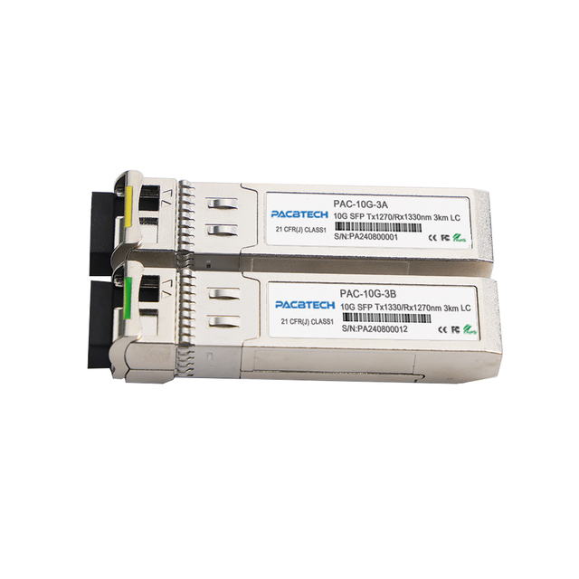 10G SFP+ BIDI Transceiver,10/20/40/60/80/100Km 1270nm/1330nm for Cisco SFP-10G-BX20D-I/SFP-10G-BX20U-I, Ubiquiti UniFi, Mikrotik