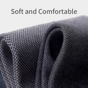 جوارب رجالي رفيعة متوسطة الطول، جوارب شبكية طويلة تسمح بالتهوية ومضادة للبكتيريا، جوارب رجالي بلون سادة من الحرير الثلجي - Product Image 4