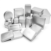 Boîte en métal réutilisable et sûre pour les aliments, conteneur durable en fer blanc pour le thé, le café, les biscuits, les cadeaux de vacances