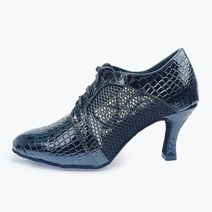 Nuove Scarpe da Ballo Latino <span class=keywords><strong>in</strong></span> PU e Rete per Donna, <span class=keywords><strong>Tacco</strong></span> Alto 7,5 cm, Scarpe da Ballo da Sala <span class=keywords><strong>con</strong></span> Suola Morbida, Scarpe da Danza Moderna per Ragazze - Product Image 3