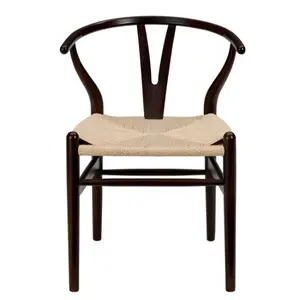 中国工厂新型天然藤条咖啡椅山毛榉木餐厅藤条背藤条胡桃木餐椅