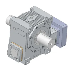 Unit torsi tinggi pengurang roda gigi cacing presisi tinggi kotak roda gigi rendah