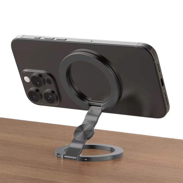 Double Sided Magnetic Suction Magnetic Ring Phone Holder 360° Rotatable Ultra Light Ultra Thin Alloy for iPhone