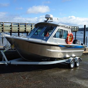 Bateau <span class=keywords><strong>de</strong></span> <span class=keywords><strong>pêche</strong></span> à cabine à toit rigide personnalisé <span class=keywords><strong>de</strong></span> 21 pieds, en aluminium soudé, nouveau modèle 2023, toit souple, tous les bateaux <span class=keywords><strong>de</strong></span> <span class=keywords><strong>pêche</strong></span> récréatifs à vendre - Product Image 3