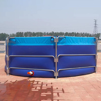 Bâche pliable en PVC populaire pour bassin à poissons, étang aquacole, élevage aquacole, imperméabilisation double face, matériaux vierges