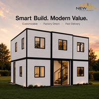Rumah Prefab Modular Gaya Villa Eropa 2 Lantai Newgen Development dengan Panel Sandwich, Tata Letak Cerdas, dan Eksterior Rapi