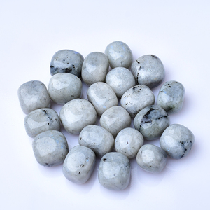 Chất lượng cao đá quý tự nhiên trắng <span class=keywords><strong>Moonstone</strong></span> pha lê sụt giảm đá để chữa bệnh - Product Image 1