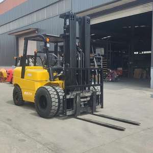 Chariot élévateur diesel FD50 100% NEUF 5 tonnes avec mât à <span class=keywords><strong>3</strong></span> sections et roues avant doubles - Product Image 1