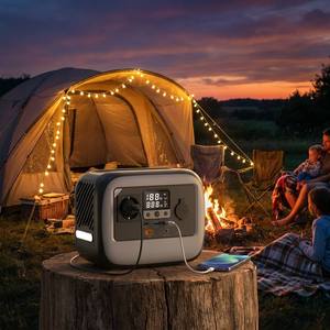 Station d'alimentation portable Rock New Energy C300, générateur solaire 300W, charge rapide en 1,5h, UPS pour les situations d'urgence à domicile - Product Image 2