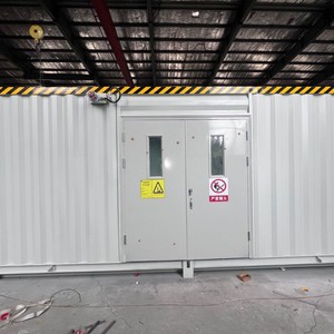Contenedor de Envío Modificado para Almacenamiento de Residuos Peligrosos, Solución Rectangular para Talleres Industriales y Almacenes - Product Image 1