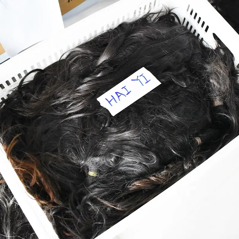HaiYi Full Cuticle 100% One Donnor Raw Brazilian Virgin Cuticle Aligned Human Hair Extension