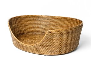 Cesta de ratán para mascotas perros y gatos cama casa - Product Image 6