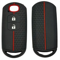 Étui de clé de voiture haut de gamme en silicone souple à 5 boutons, résistant aux rayures, pour Toyota Camry RAV4 Corolla